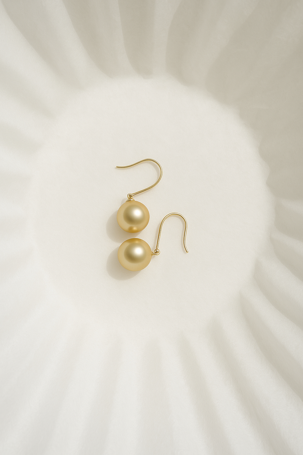 Golden South Sea Pearl Earrings