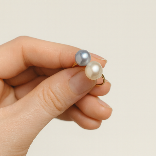 South Sea Pearl Adjustable Ring